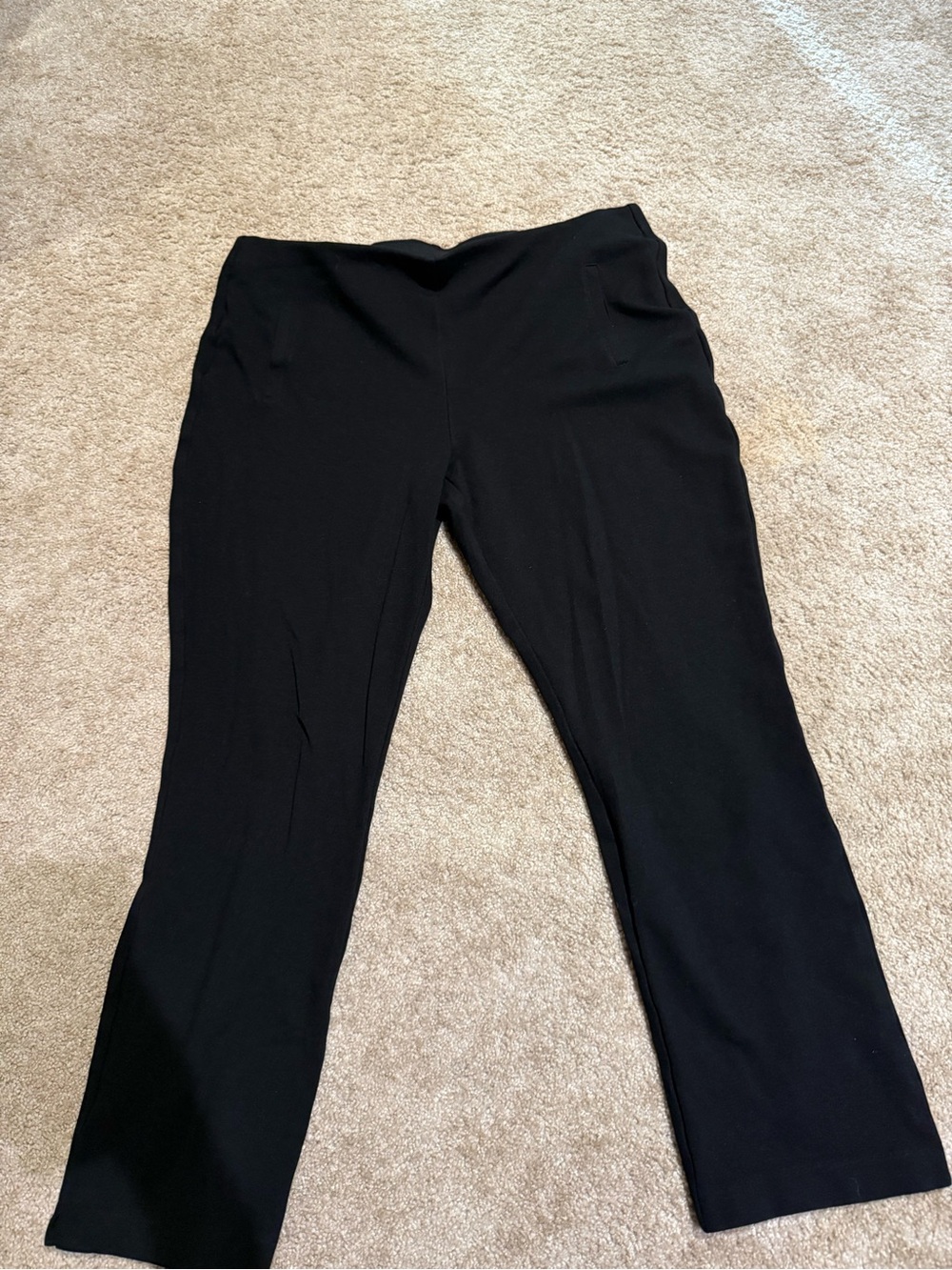 Chico's Black Pull-On Stretch Career Dress Pants Size 2.5R (US 14R)